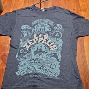 Led Zeppelin Graphic Short Sleeve Tee - Dark Heather Blue